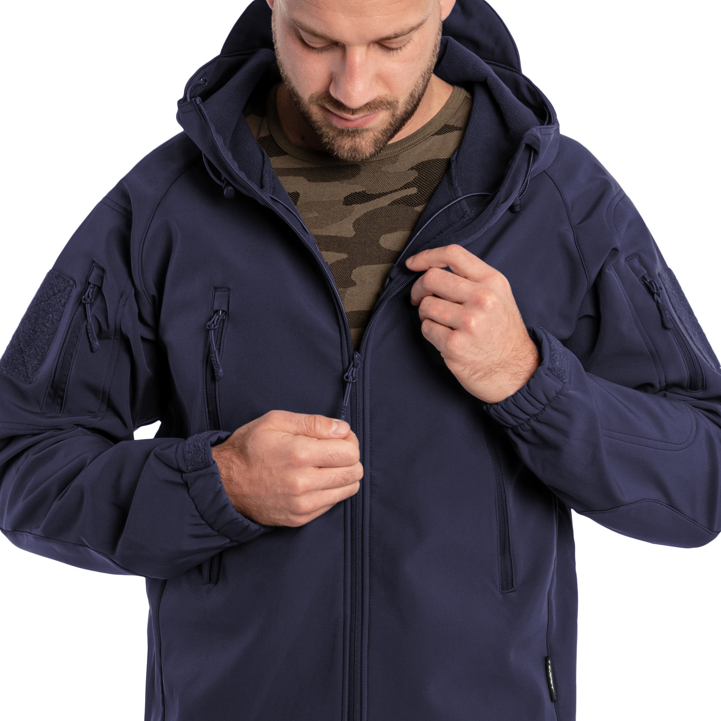Texar Softshell Falcon Jacket - Navy Blue