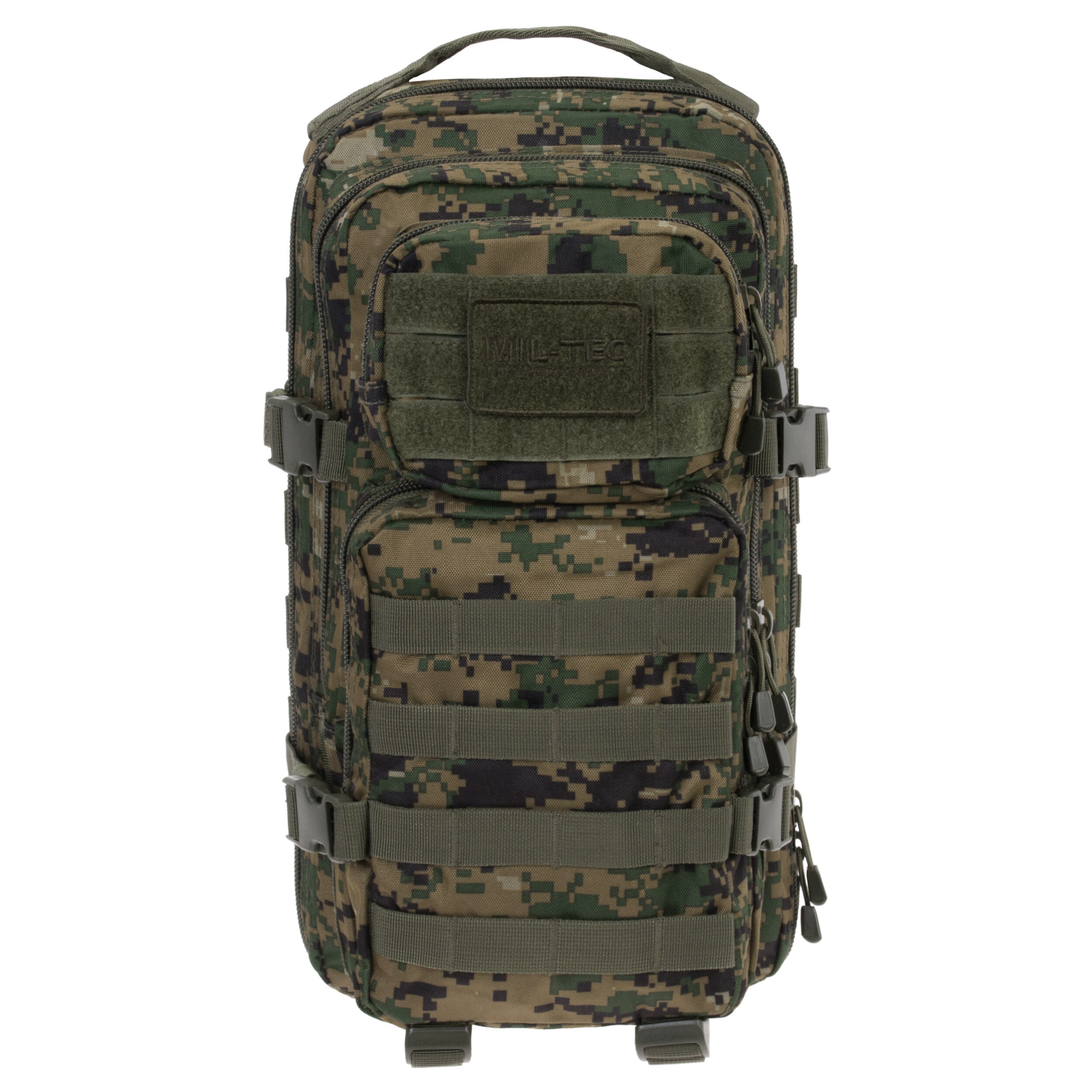 Mil-Tec Small Assault Pack Backpack 20 l - Digital Woodland