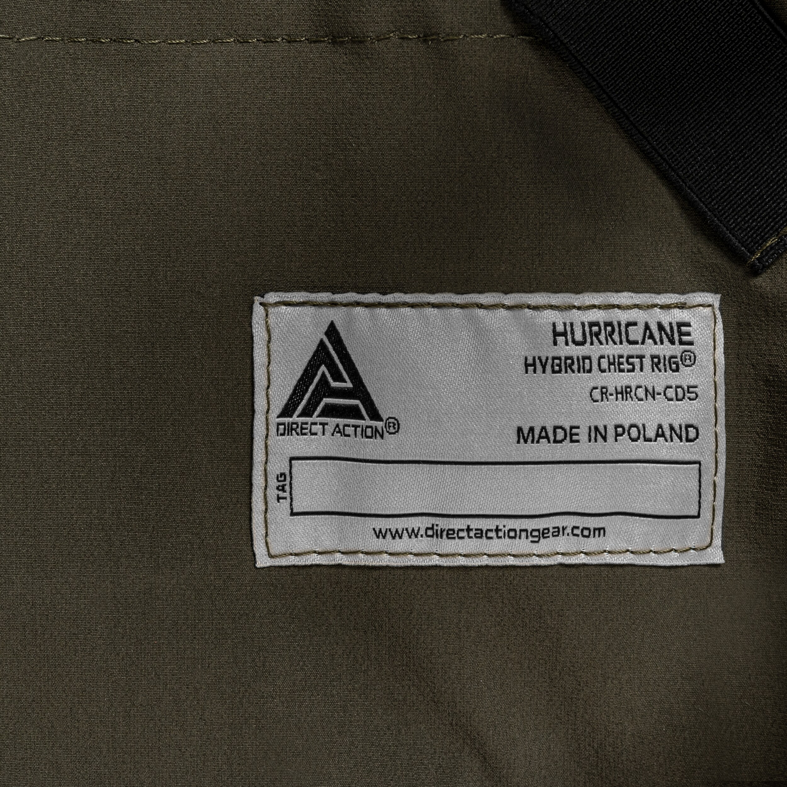 Direct Action Hurricane Hybrid Chest Rig Tactical Vest - Ranger Green