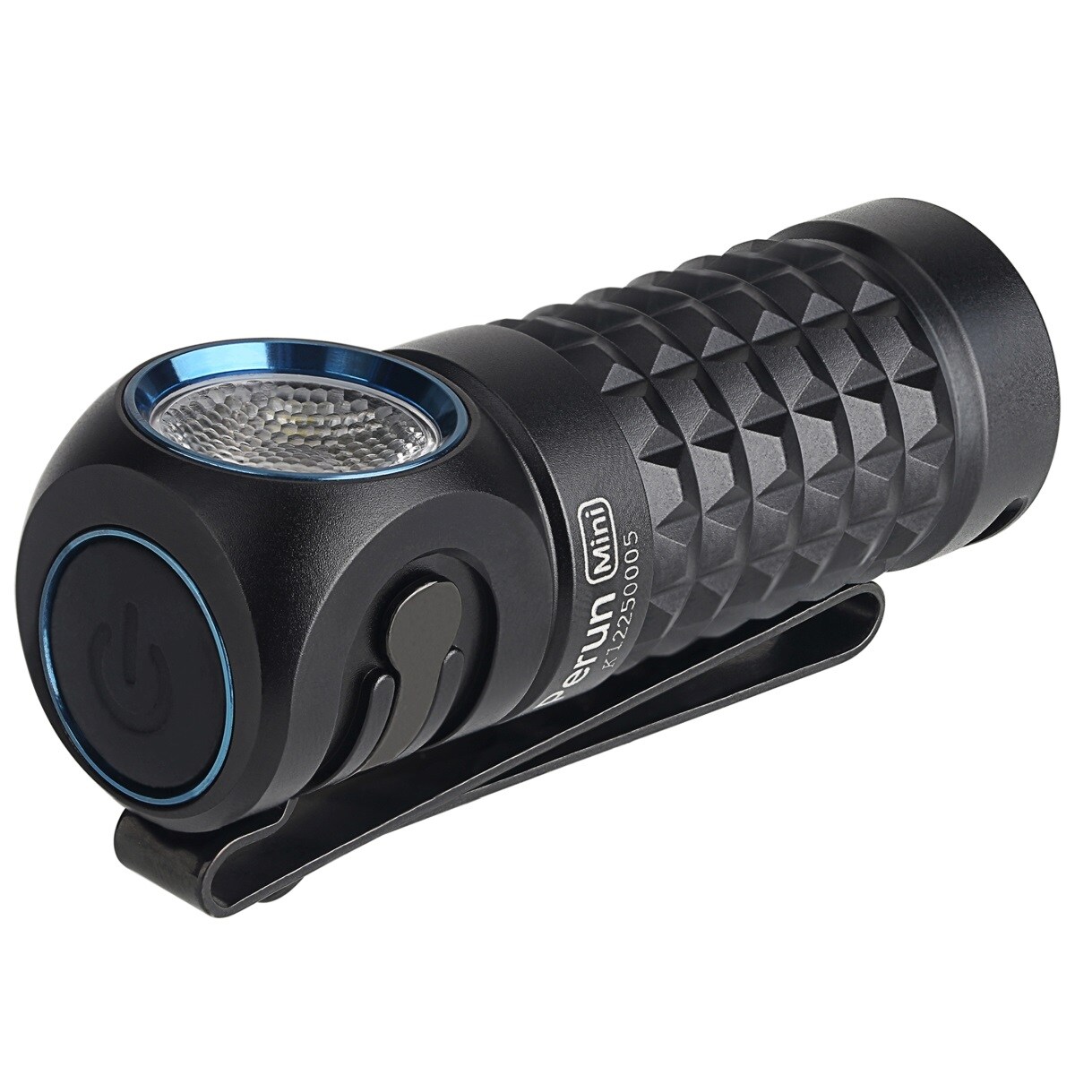 Olight Perun Mini CW Tactical Angled Flashlight Black with headband - 1000 lumens
