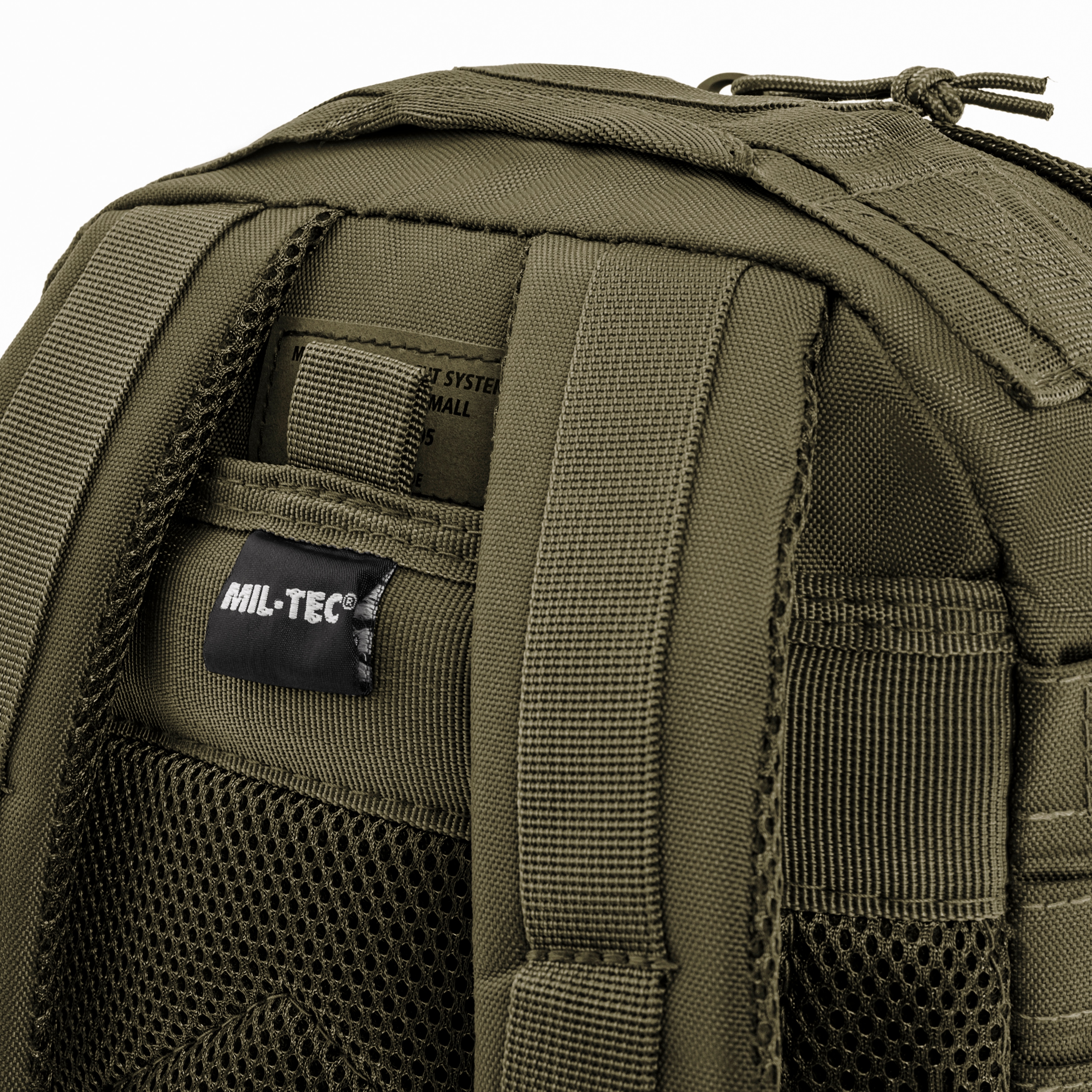 Mil-Tec Assault Pack Laser Cut Backpack Small 20 l - Olive