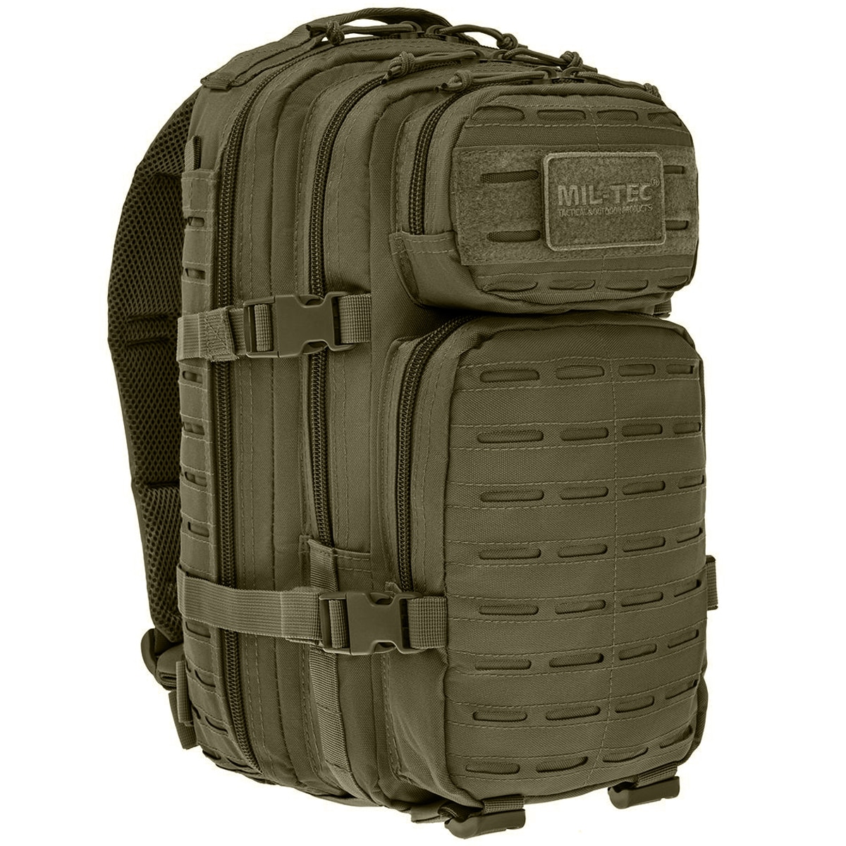 Mil-Tec Assault Pack Laser Cut Backpack Small 20 l - Olive