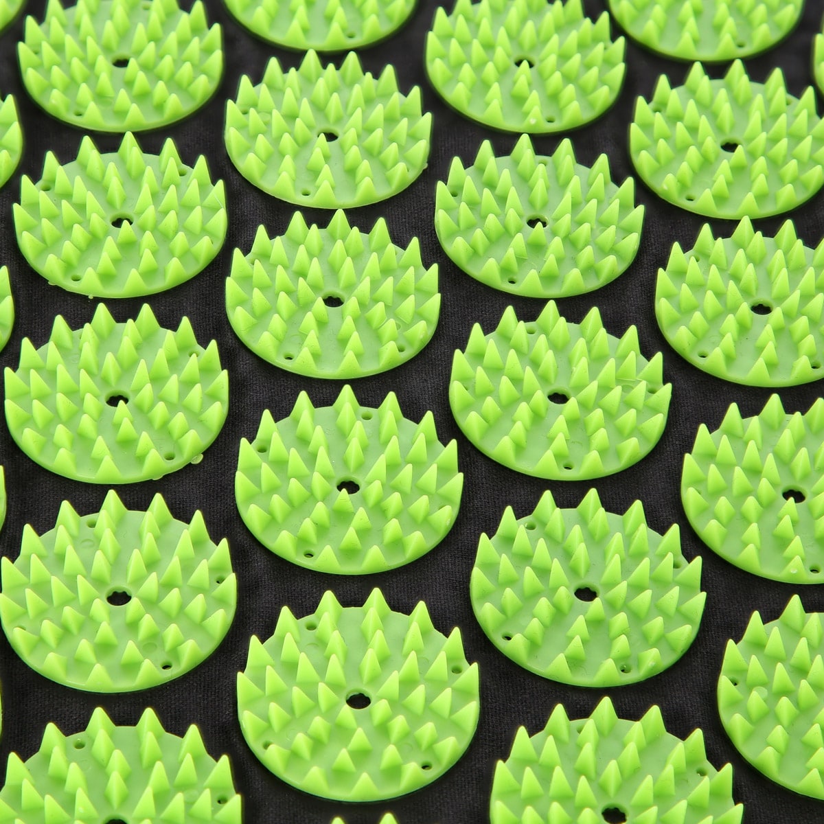 HMS Premium AKM03 Acupressure Mat with Pillow - Black/Green