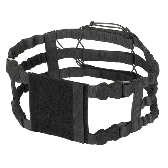 8Fields 3-Strap Quick Release Vest Belt - Black