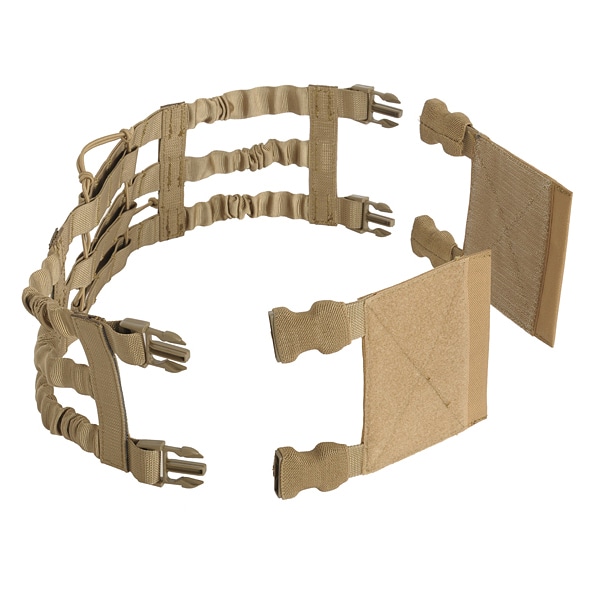 8Fields 3-Strap Quick Release Vest Belt - Black