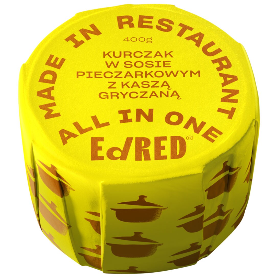 Ed Red preserved food - Chicken in Champignon Sauce with Buckwheat Groats 400 g