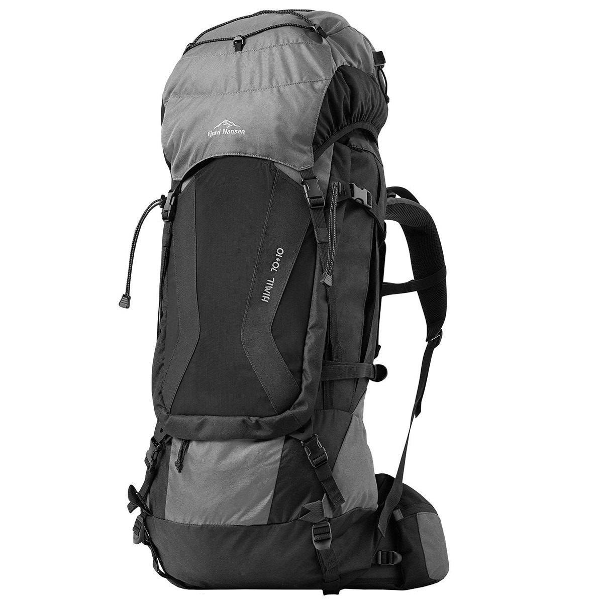 Fjord Nansen Himil Solid 70+10 l Backpack Black/Graphite