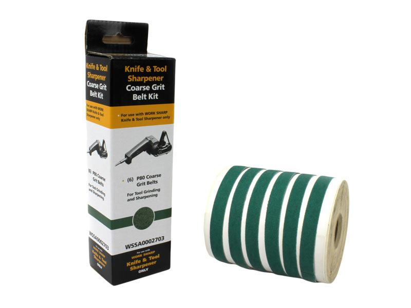 Work Sharp Sharpener Belts - 80 - 6 pcs.