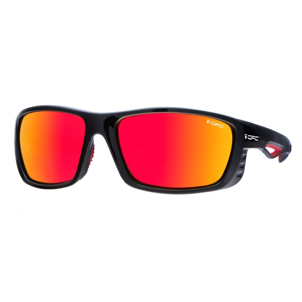 OPC Sport Everest sunglasses - Black Matt Red Smoke Revo Polarised