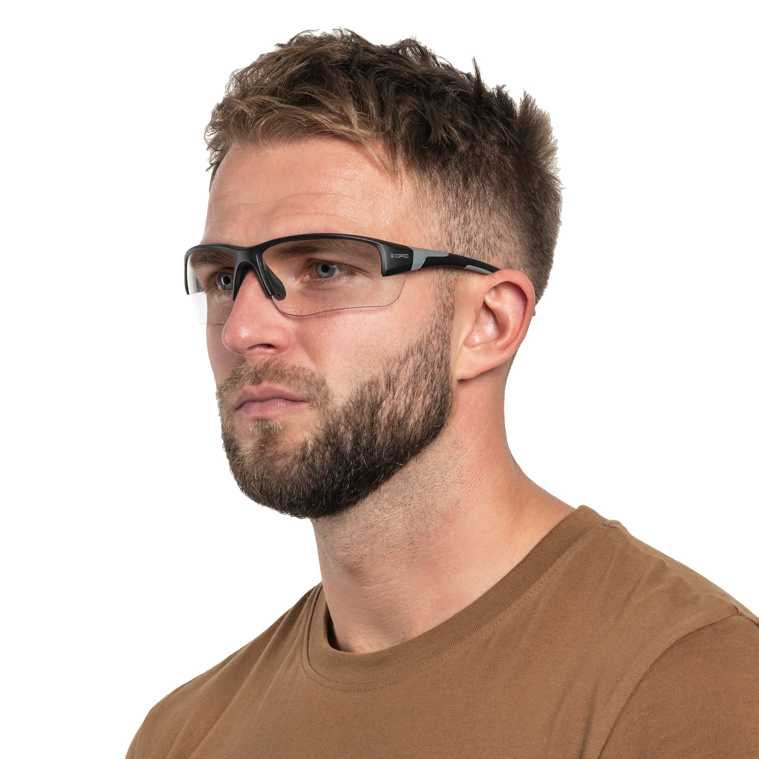 OPC Extreme San Salvo Safety glasses - Matt Black/Gray Clear