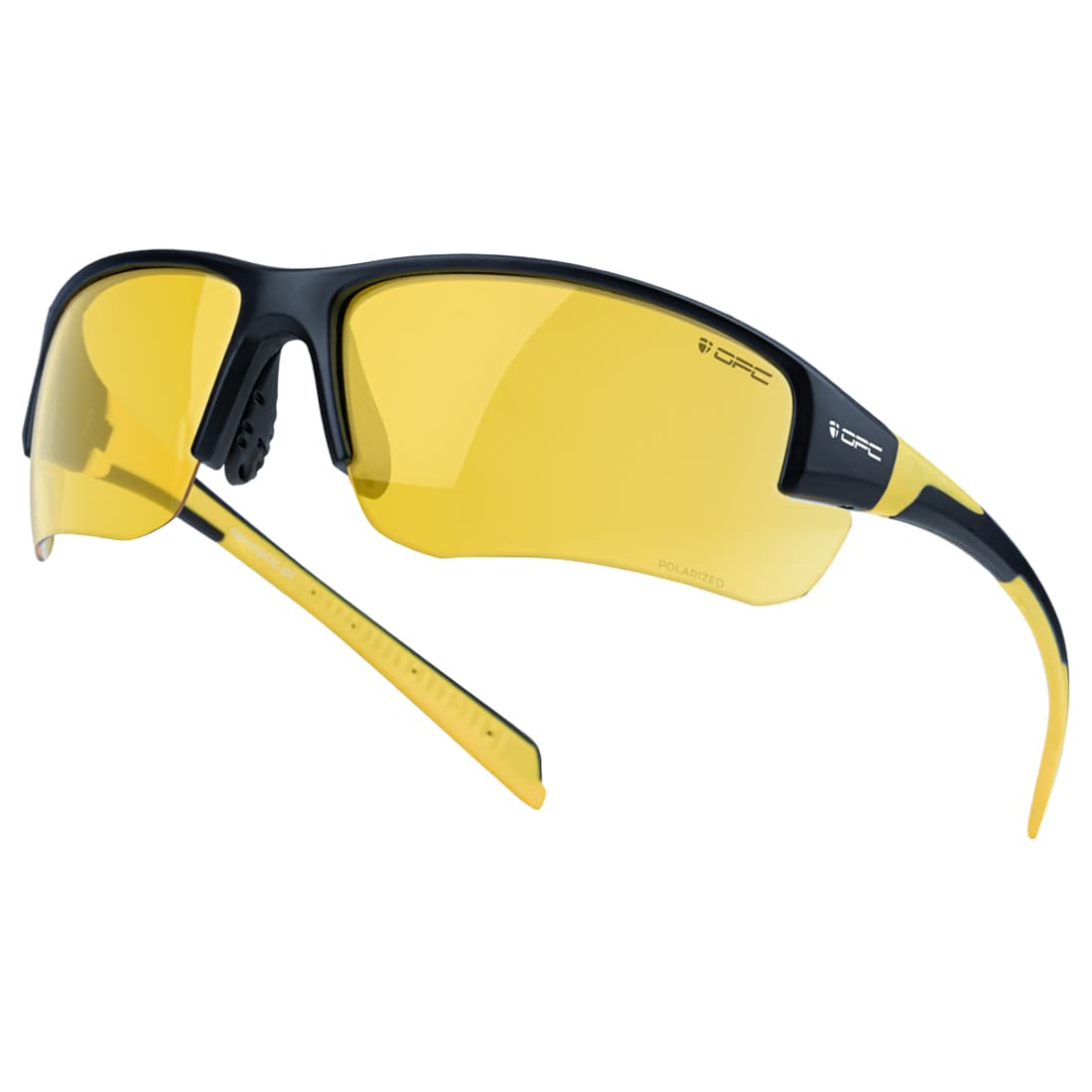 OPC Extreme San Salvo Safety Glasses - Matt Black/Ultra Light Yellow with Polarization