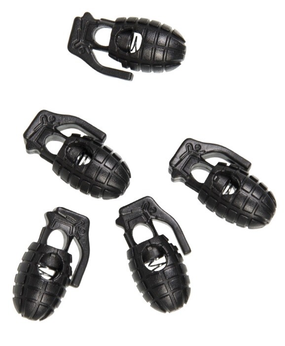Mil-Tec Pineapple Stoppers 10 pcs. - Black