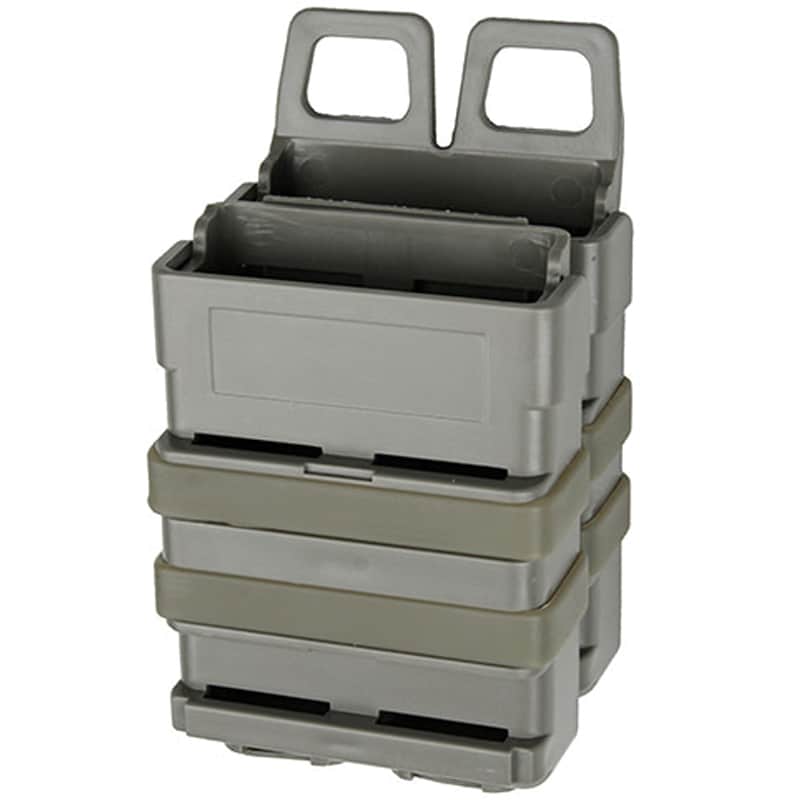 FMA FAST Set of two pouches for 5.56 magazines - foliage green