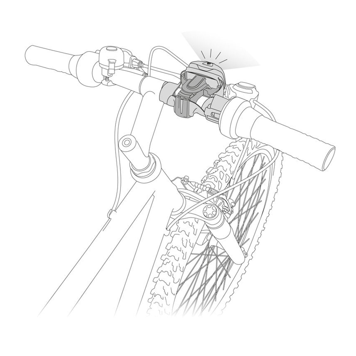 Petzl Bicycle mount Bike Adapt