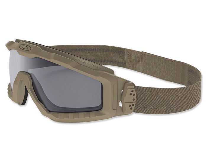 Oakley Si Ballistic Alpha Halo Tactical Goggles - Terrain Tan Grey