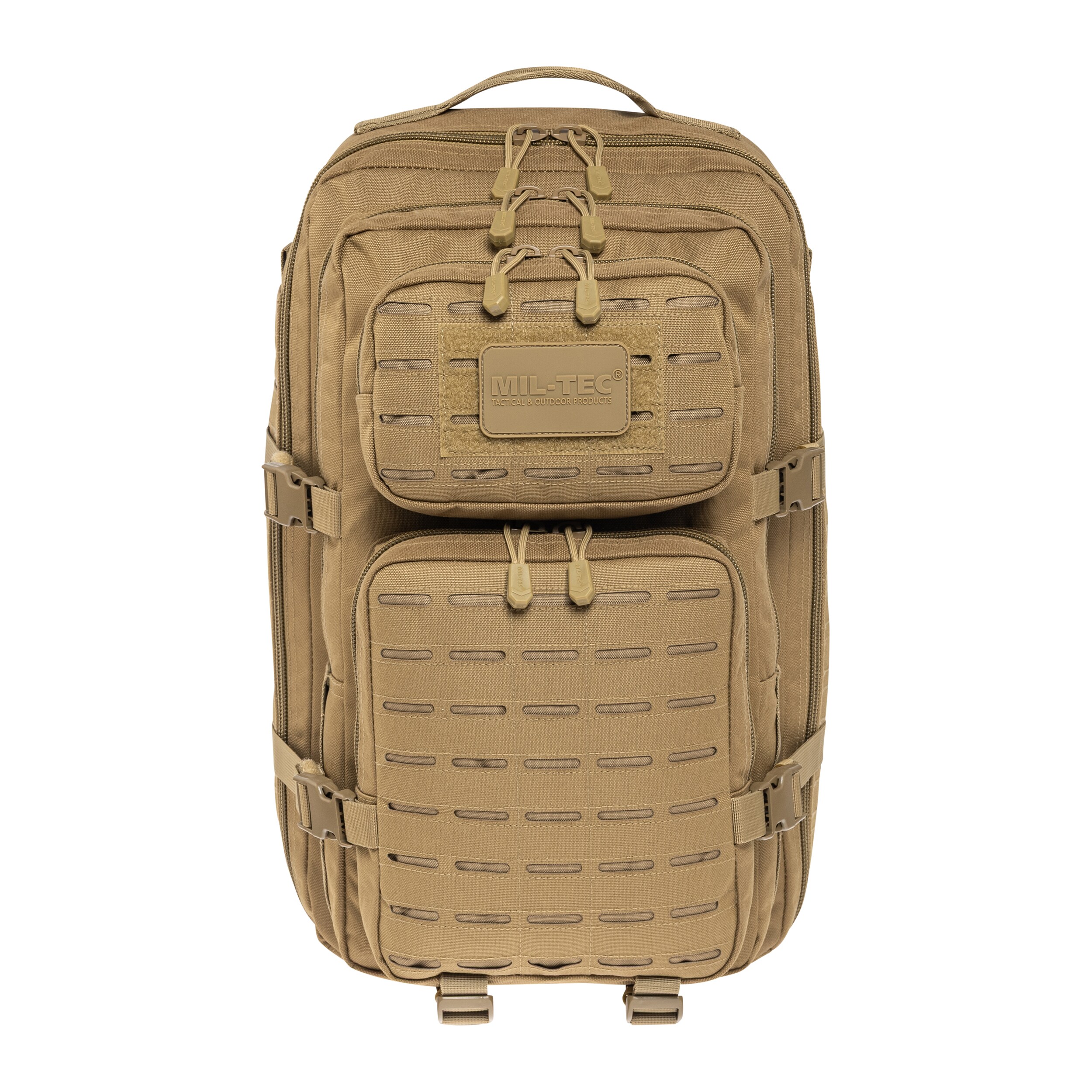 Mil-Tec Assault Pack Laser Cut Large Backpack 36 l - Coyote Tan