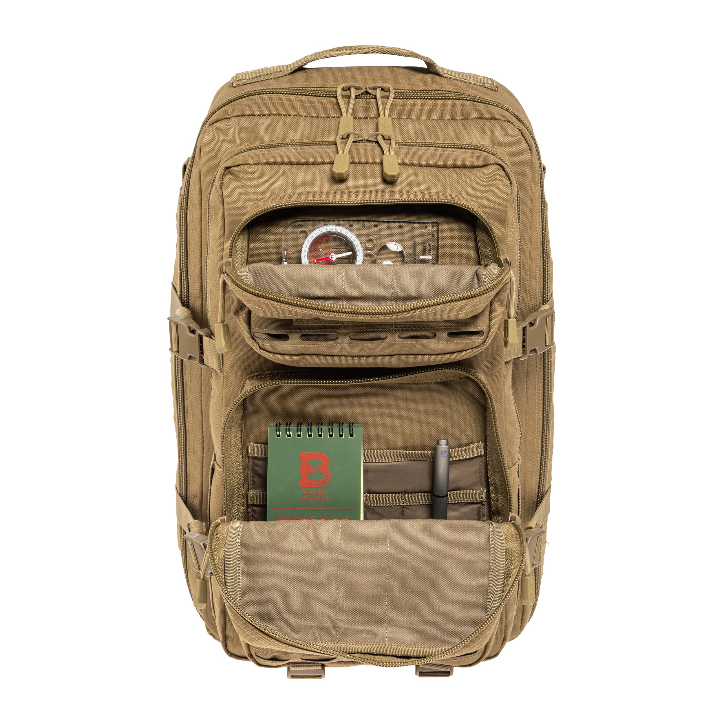 Mil-Tec Assault Pack Laser Cut Large Backpack 36 l - Coyote Tan