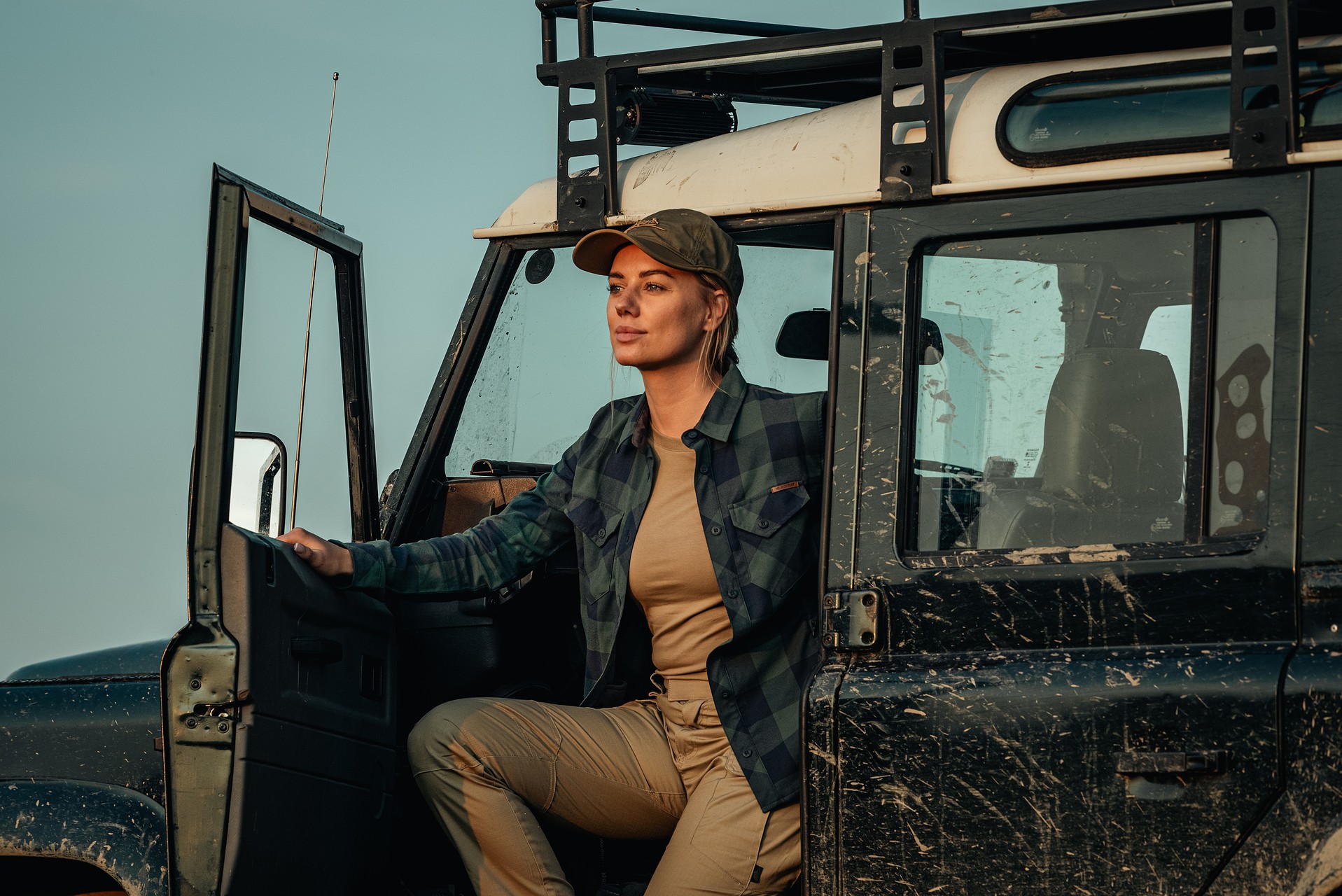 Helikon Marigold Women's Shirt - Moss Green Checkered