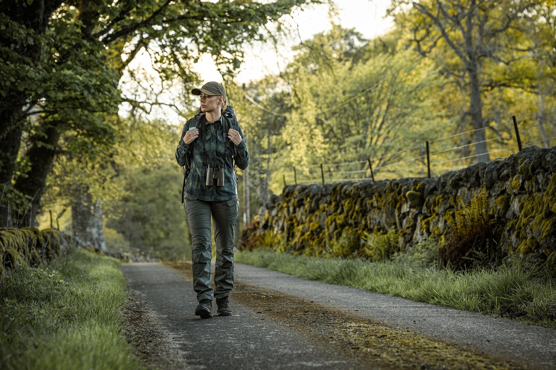 Helikon Marigold Women's Shirt - Moss Green Checkered
