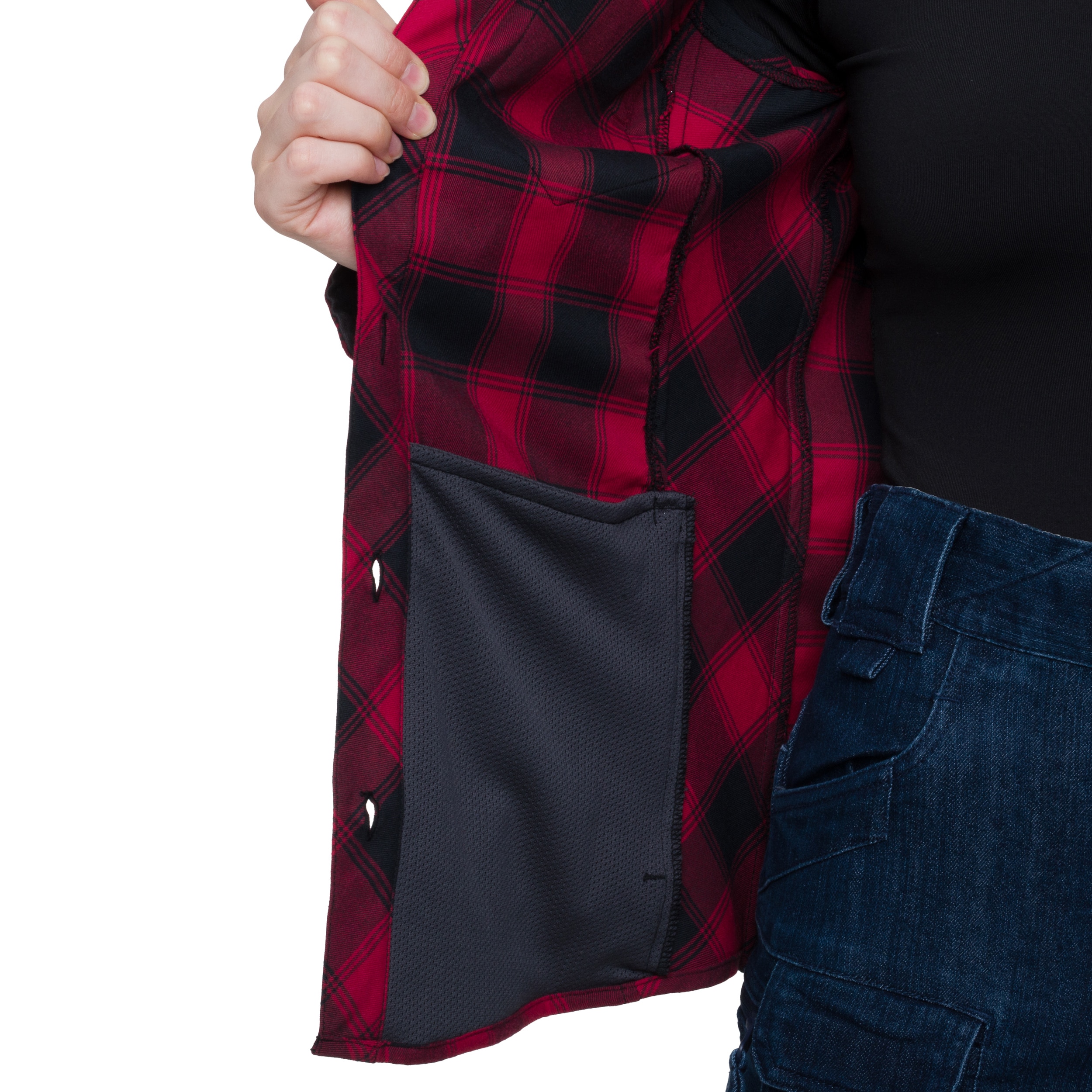 Helikon Marigold Women's Shirt - Coral Crimson Checkered