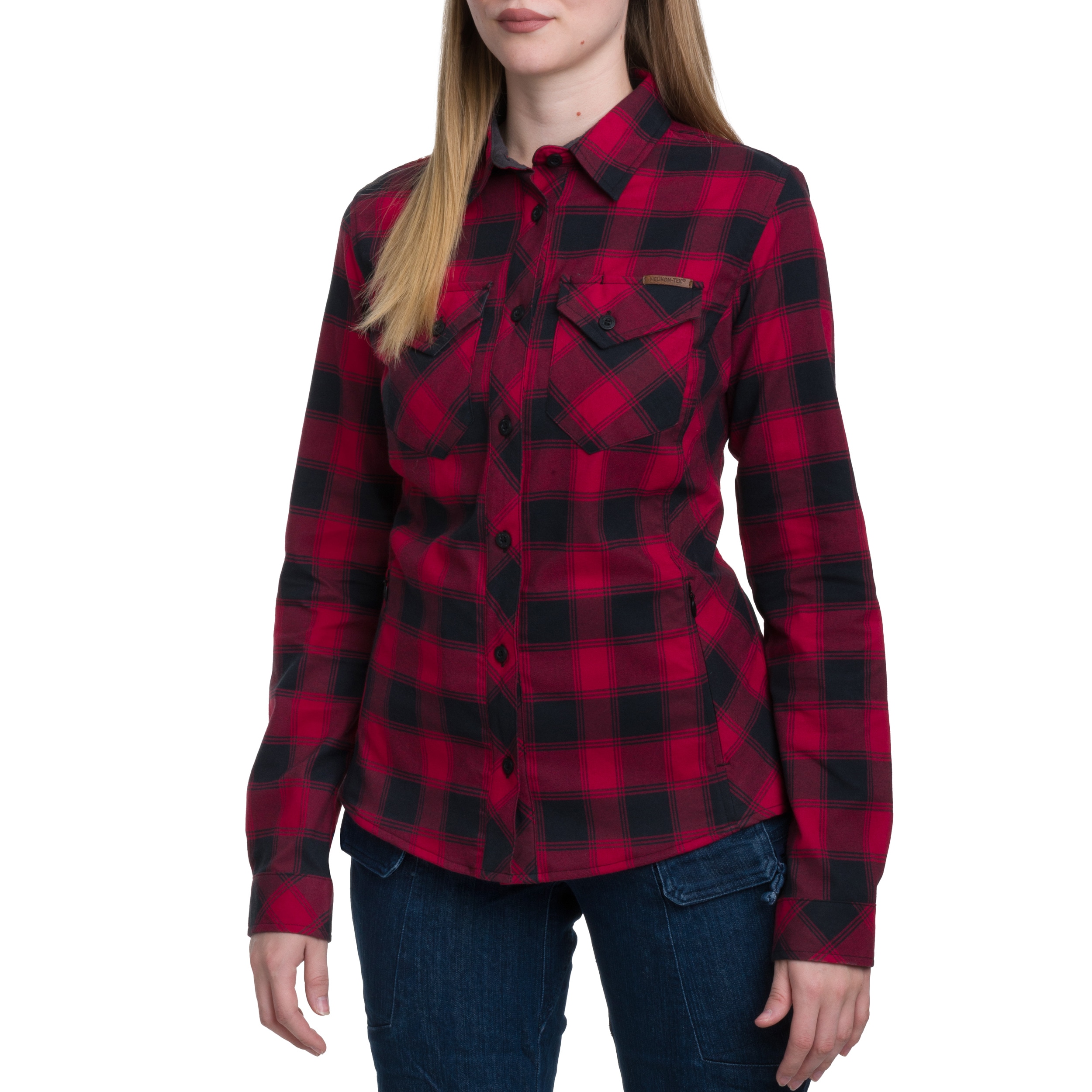 Helikon Marigold Women's Shirt - Coral Crimson Checkered