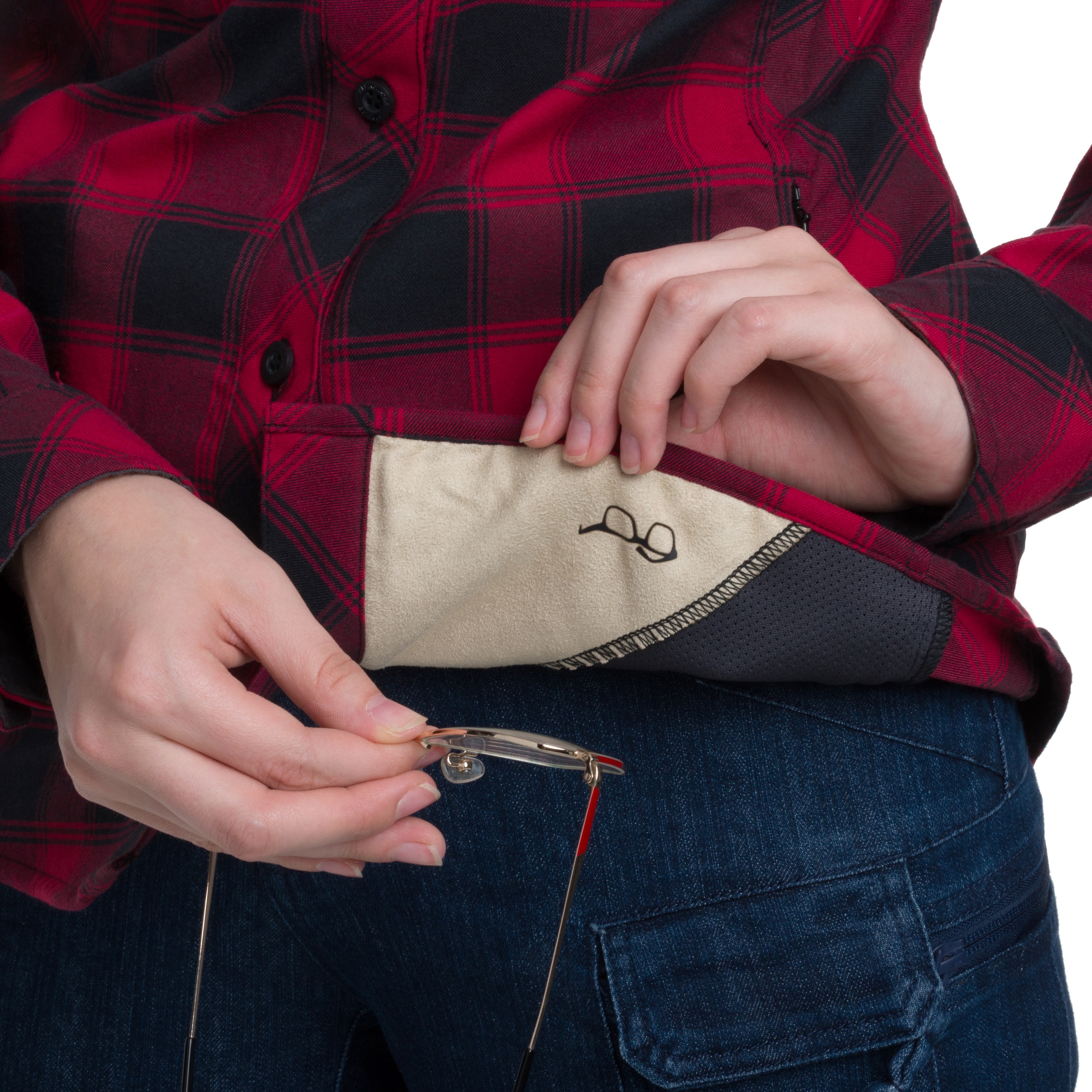 Helikon Marigold Women's Shirt - Coral Crimson Checkered