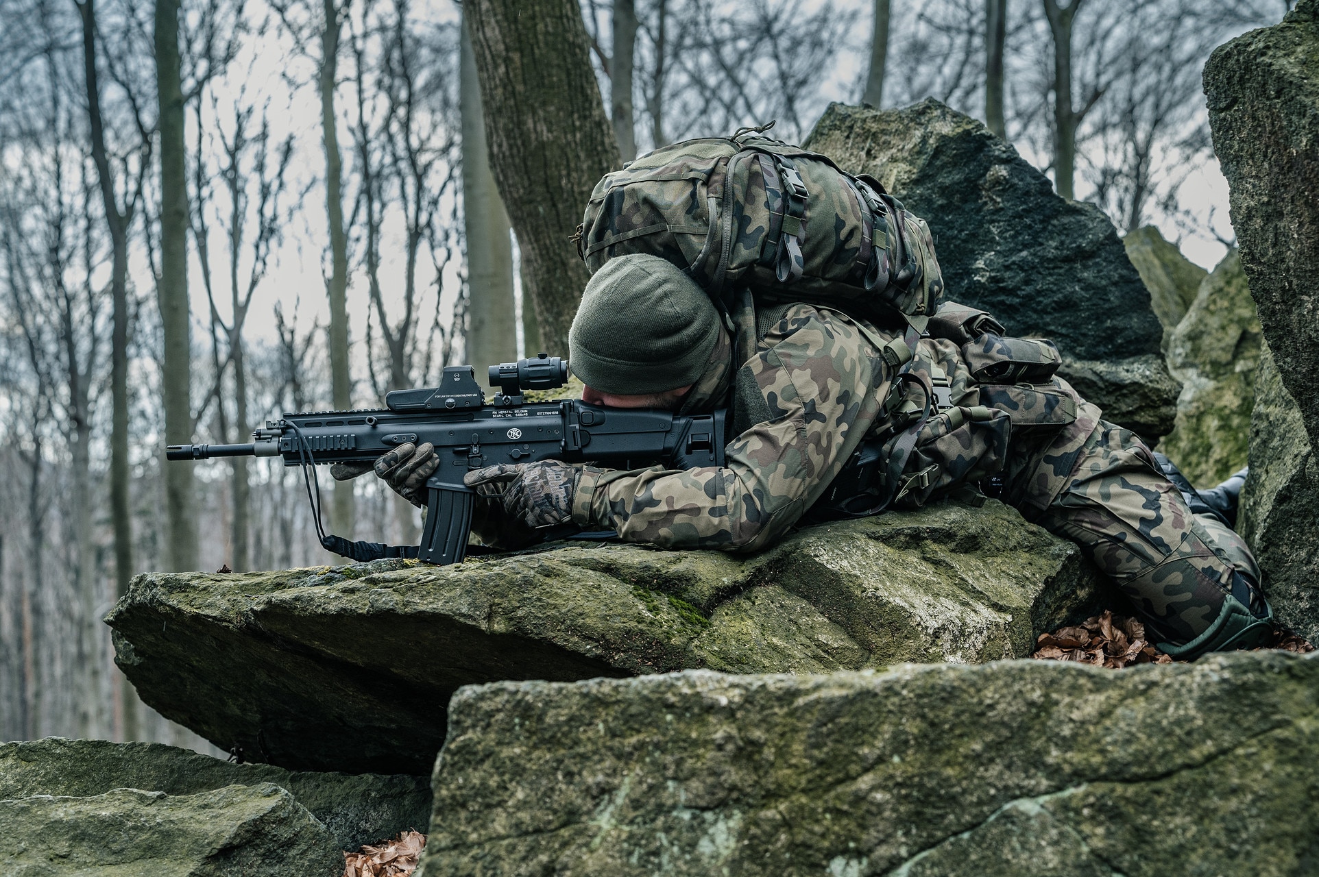 Polish Army Winter Hat WZ. 420Z-MON - Green