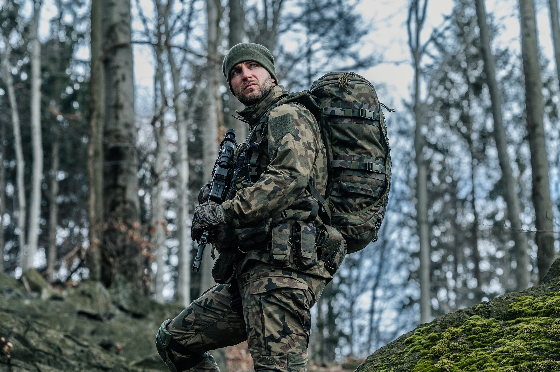 Polish Army Winter Hat WZ. 420Z-MON - Green