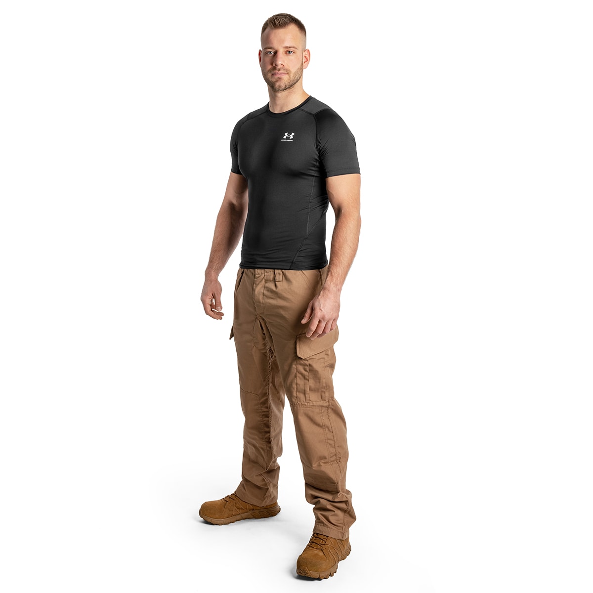 Under Armour HeatGear Armour Thermal T-Shirt Short Sleeve - Black