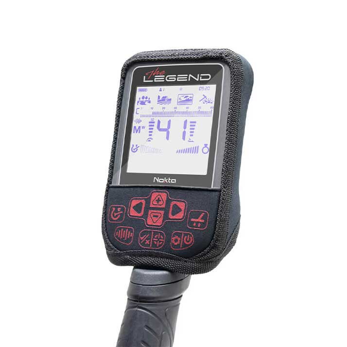 Neoprene Cover for Nokta The Legend Metal Detector Panel - Black
