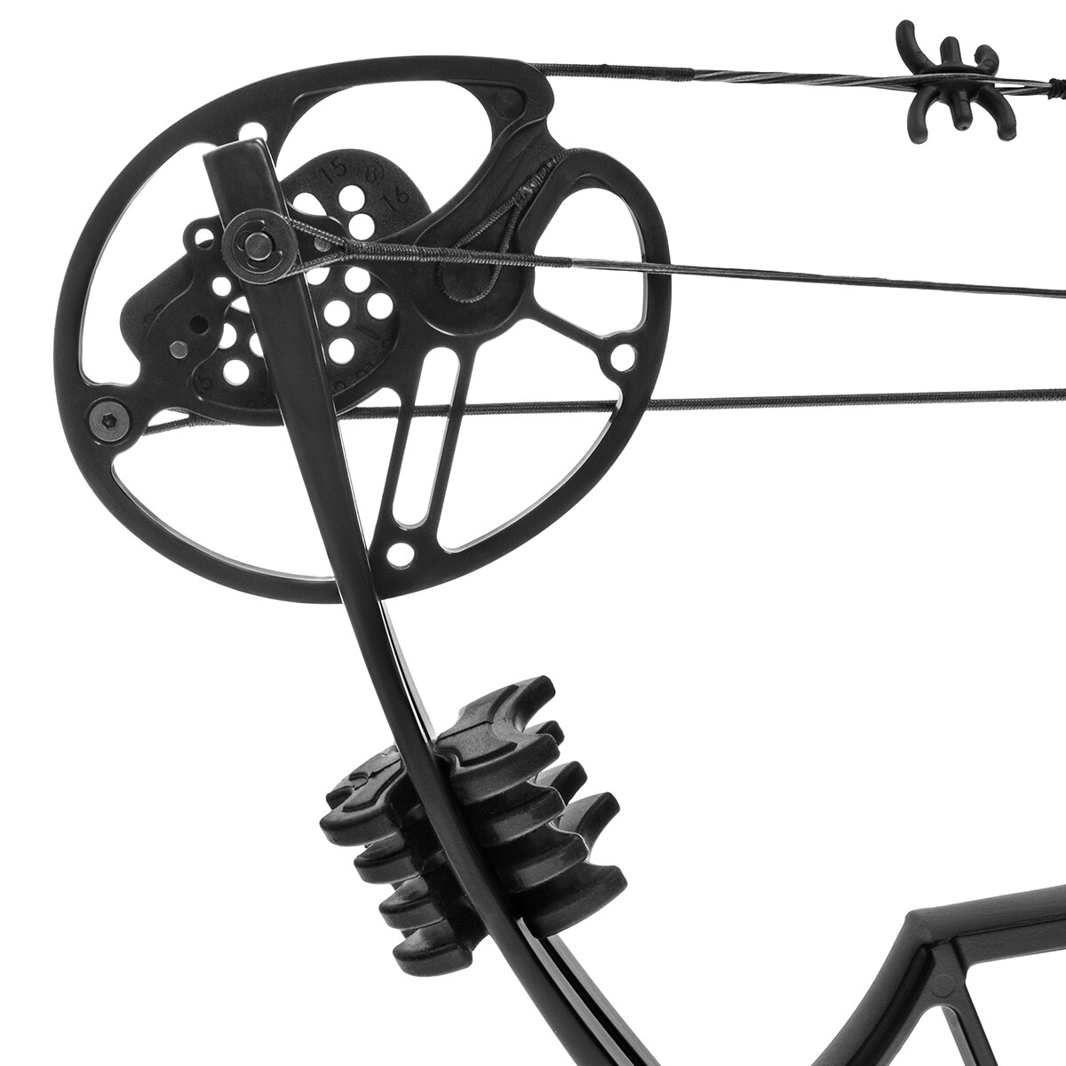 Poe Lang Anvil Compound Bow - Black - Set