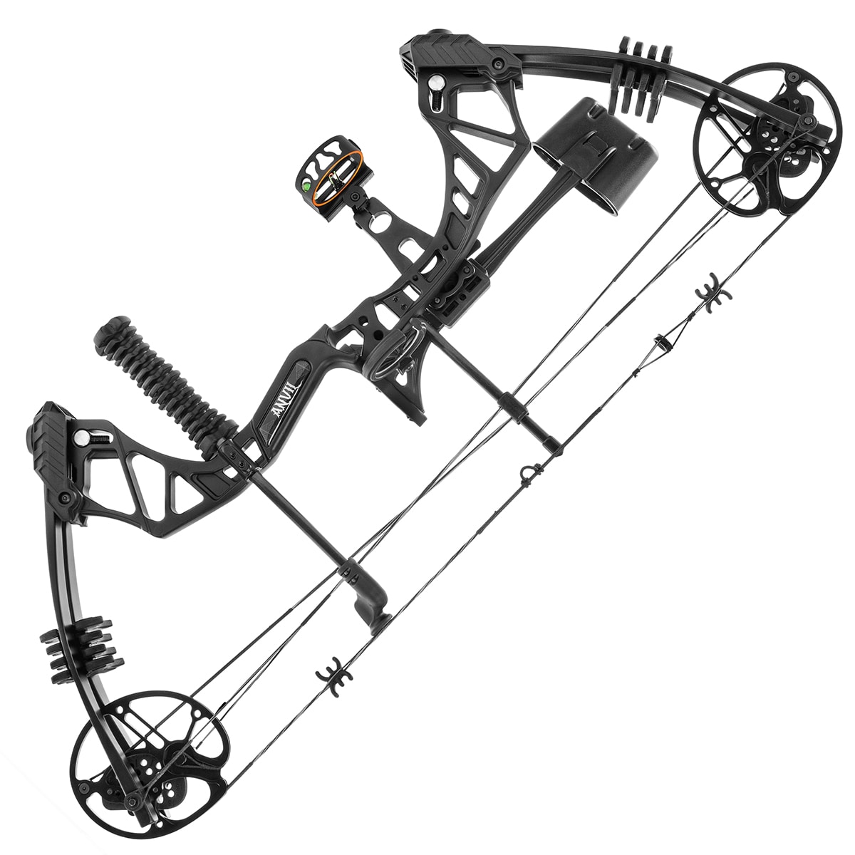 Poe Lang Anvil Compound Bow - Black - Set