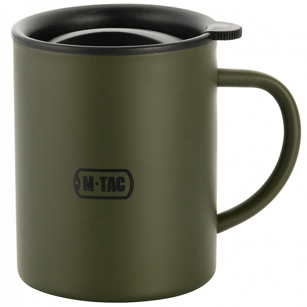 M-Tac Thermal Mug with lid 400 ml - Olive