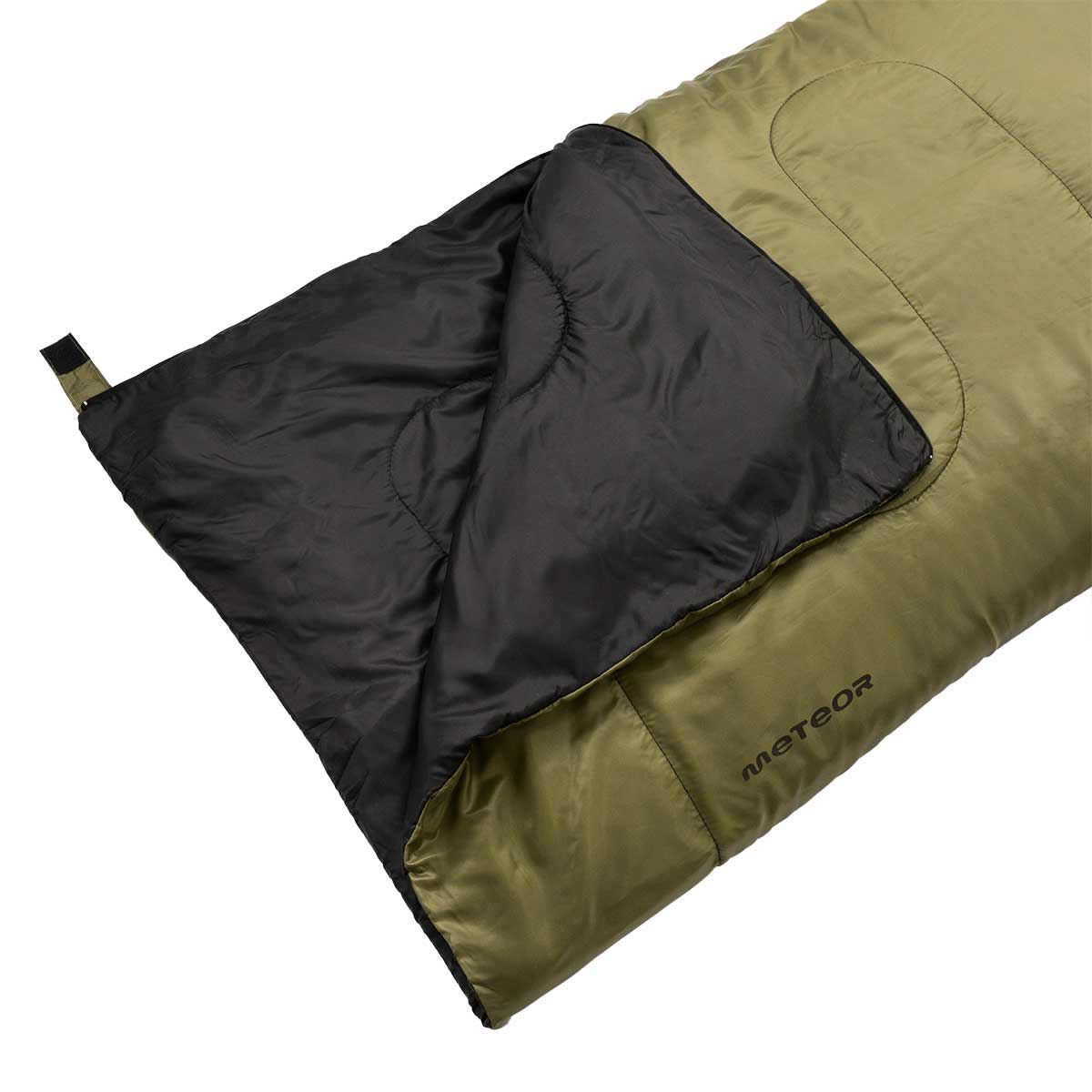 Meteor Dreamer Olive/Black Sleeping Bag - right
