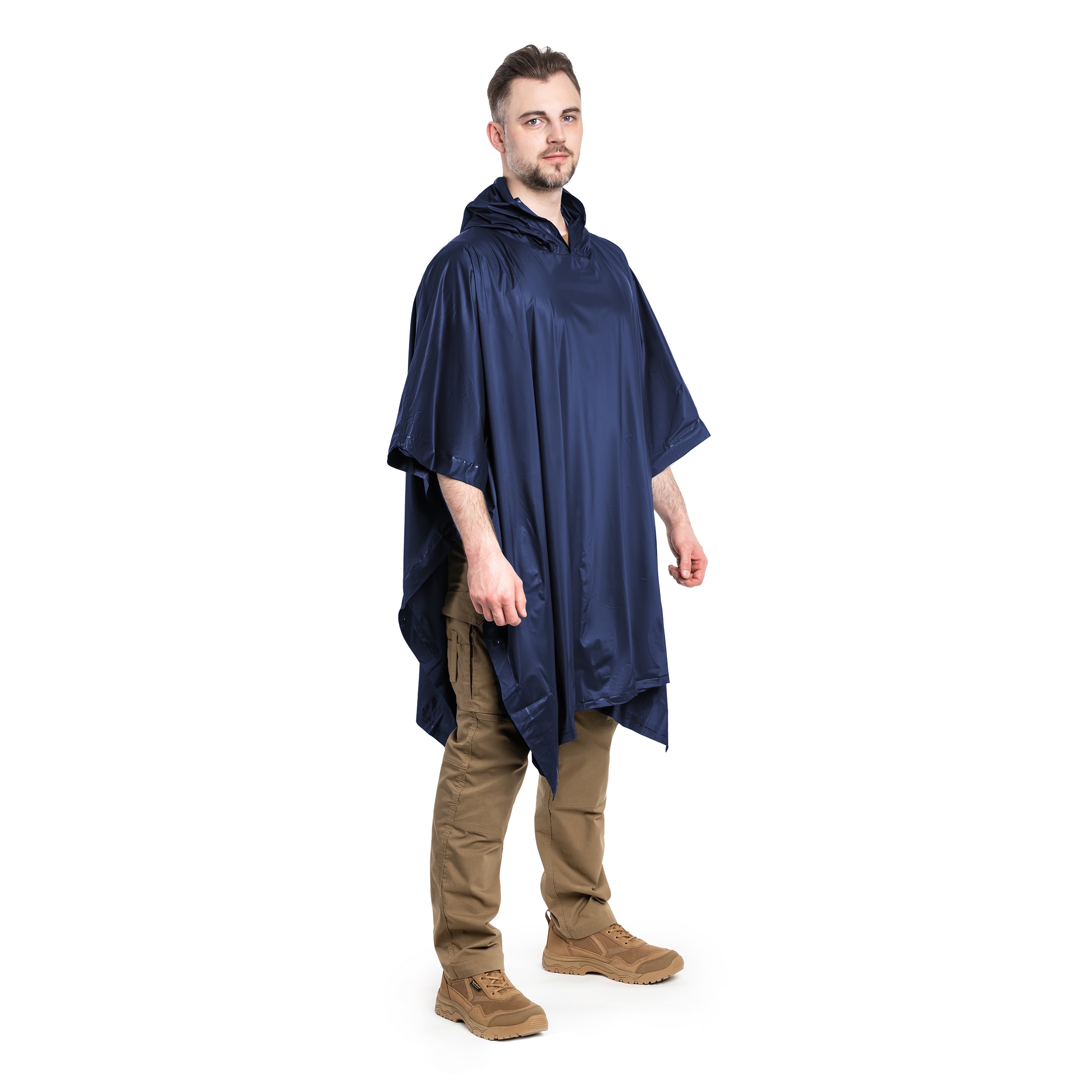 Mil-Tec PVC Poncho - Dark Blue