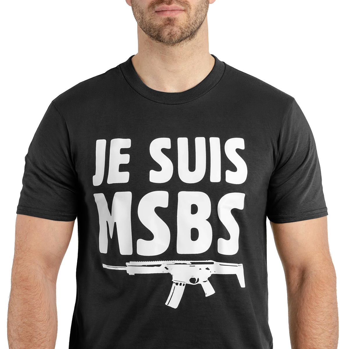 Kałdun Je Suis MSBS Grot T-shirt - Black