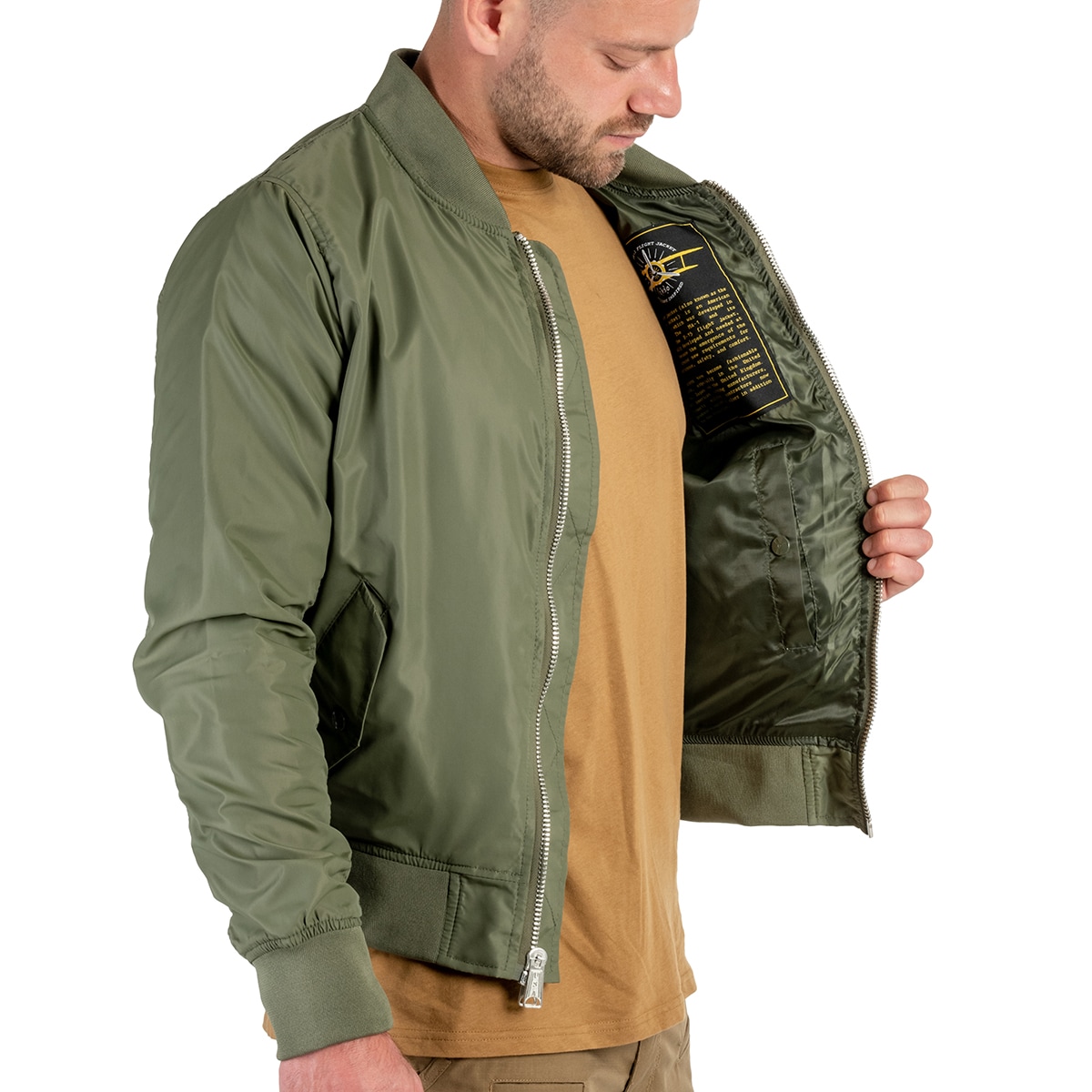 Mil-Tec MA-1 Flyers Summer Jacket - Olive