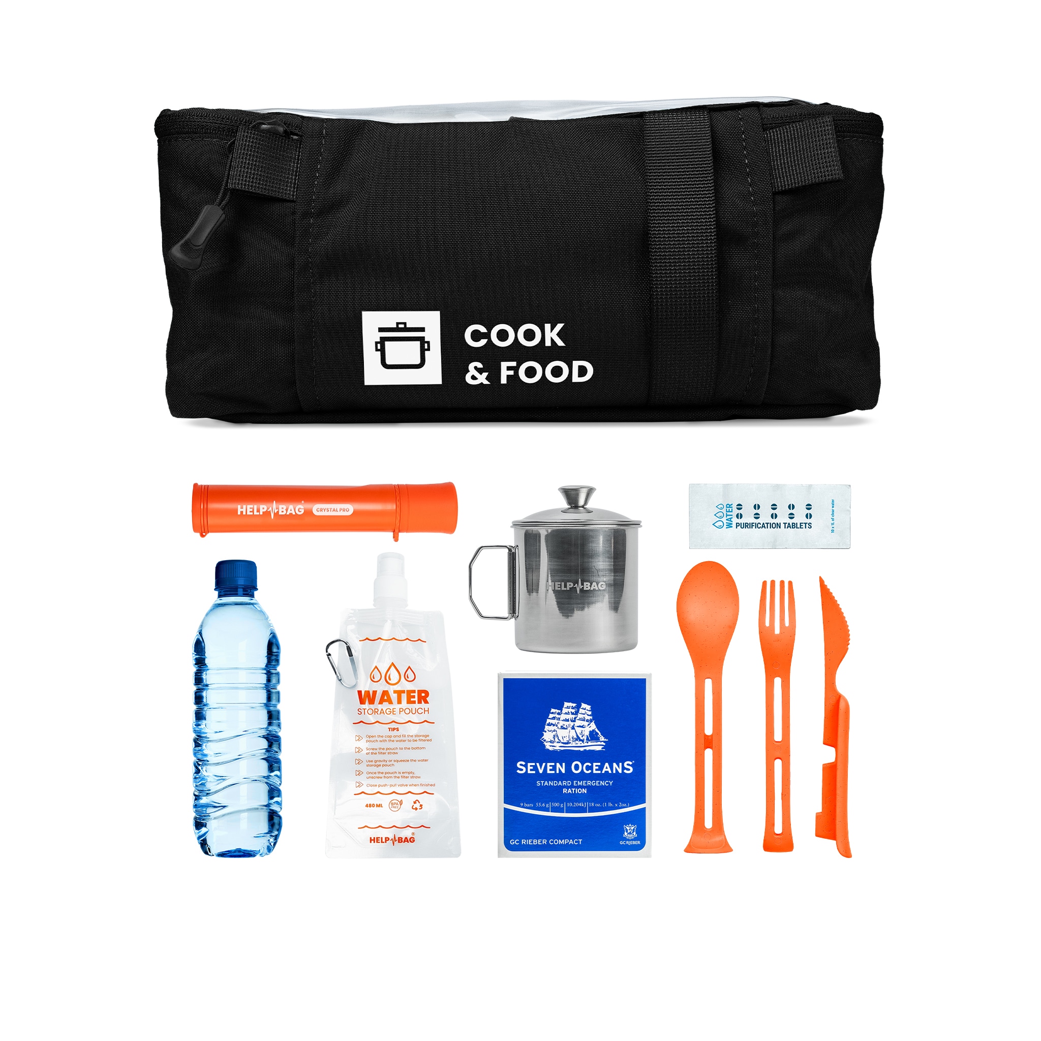 Help Bag Max Emergency Kit - Shadow Black