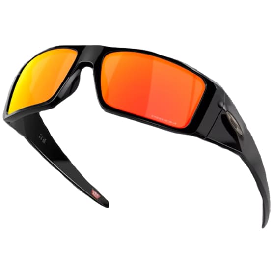 Oakley Heliostat Polished Black Prizm Ruby Sunglasses