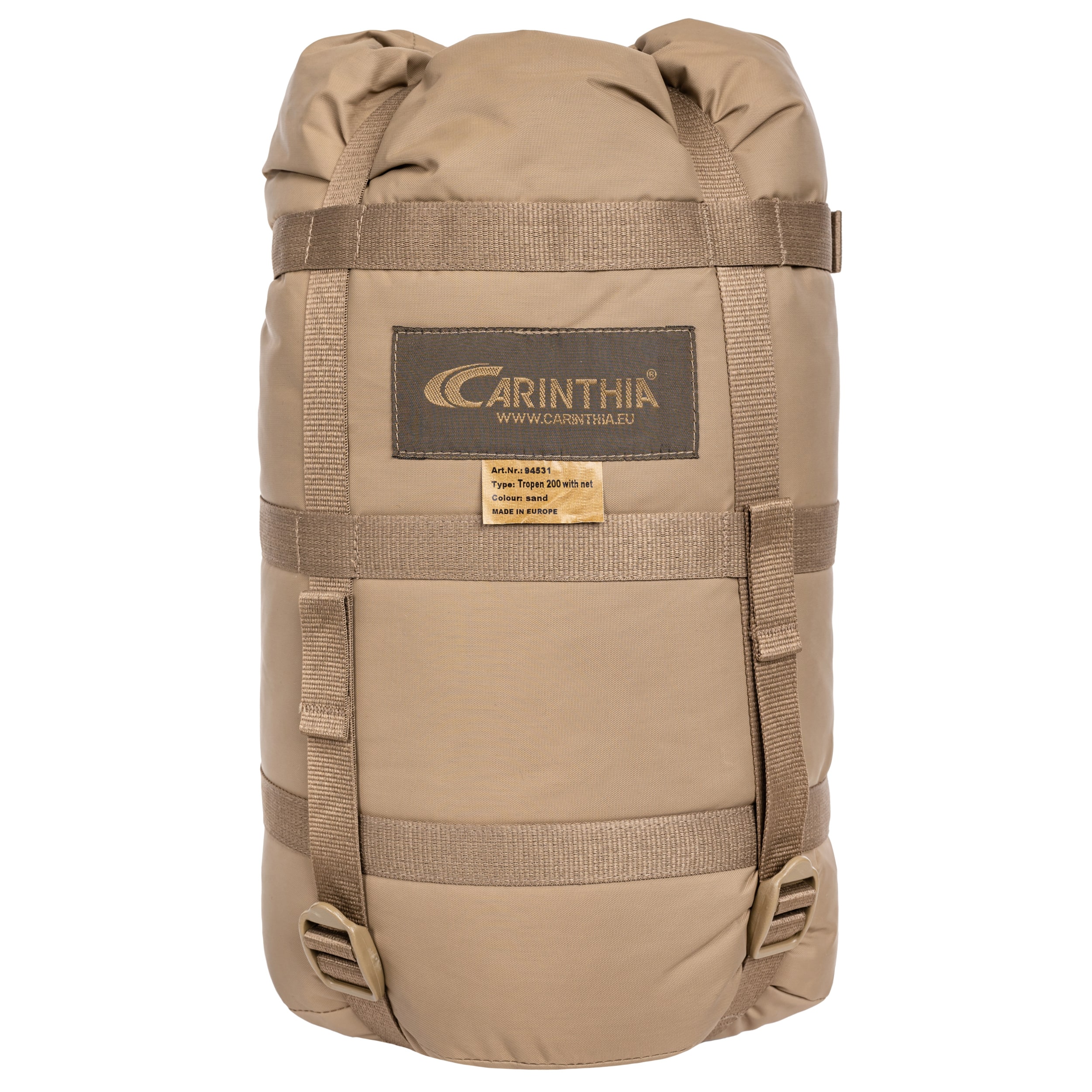 Carinthia Tropen Sleeping Bag Large Sand - Left