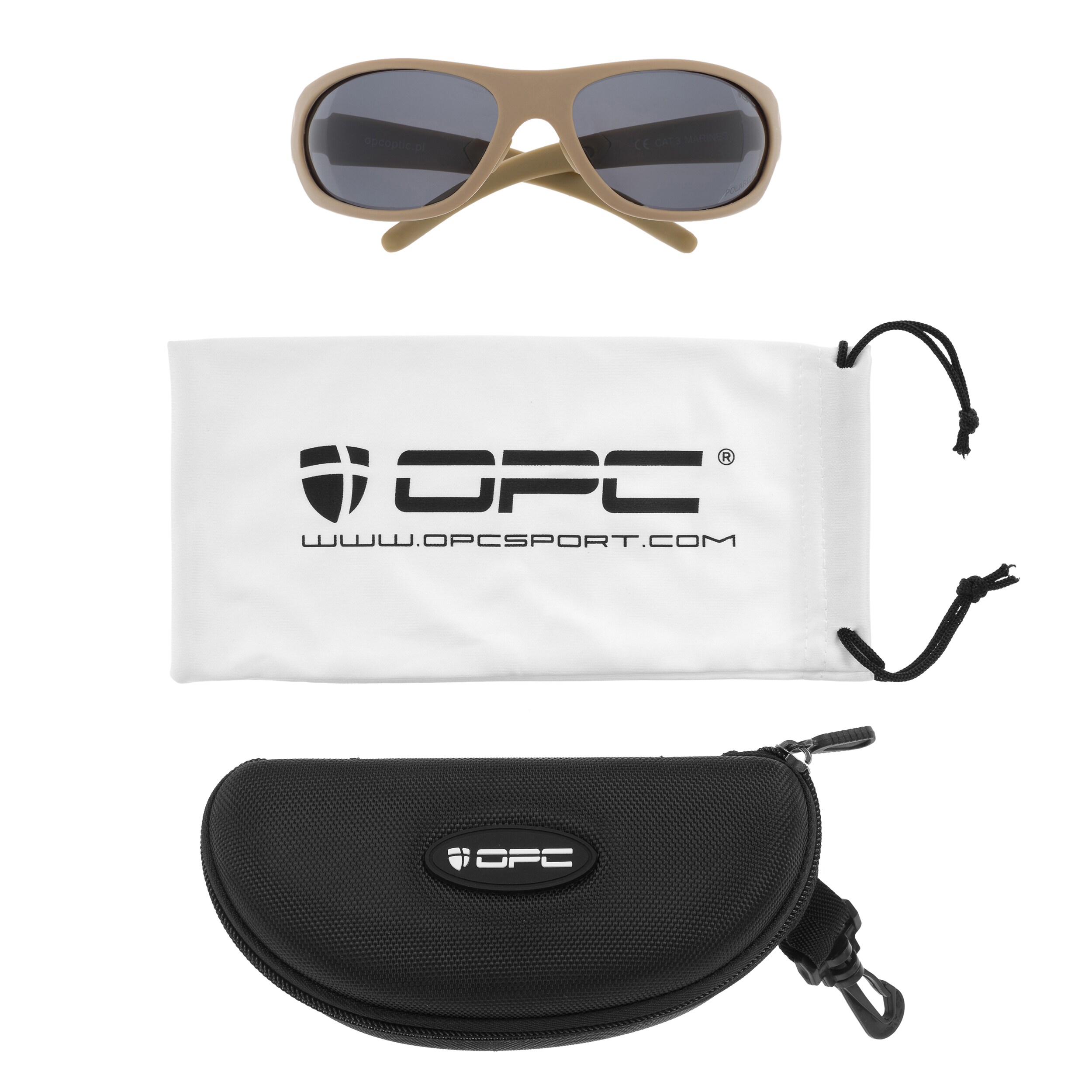 OPC Military Marines sunglasses - Matt Khaki Black Polarised