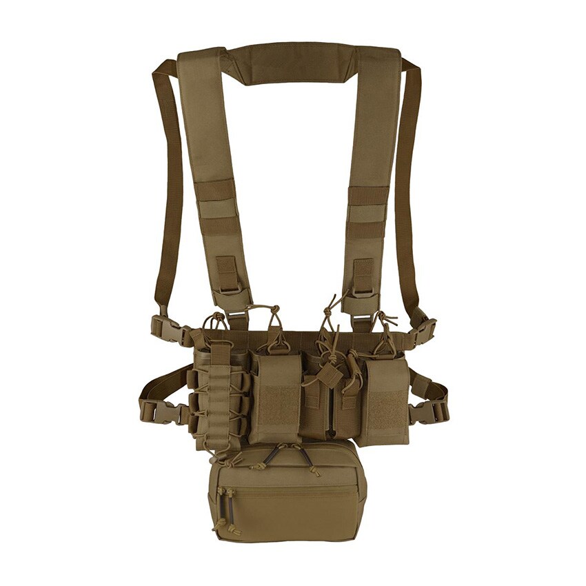 Tactical waistcoat Camo Military Gear Storm Chest Rig - Coyote