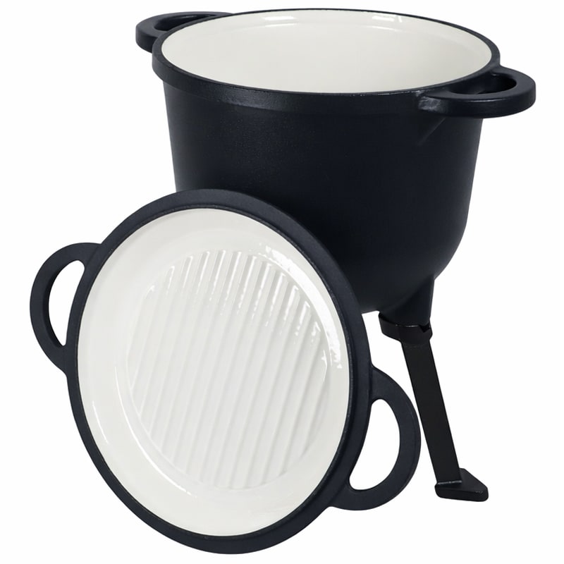 Rossner 2in1 Enameled Cast Iron Cauldron 8 l