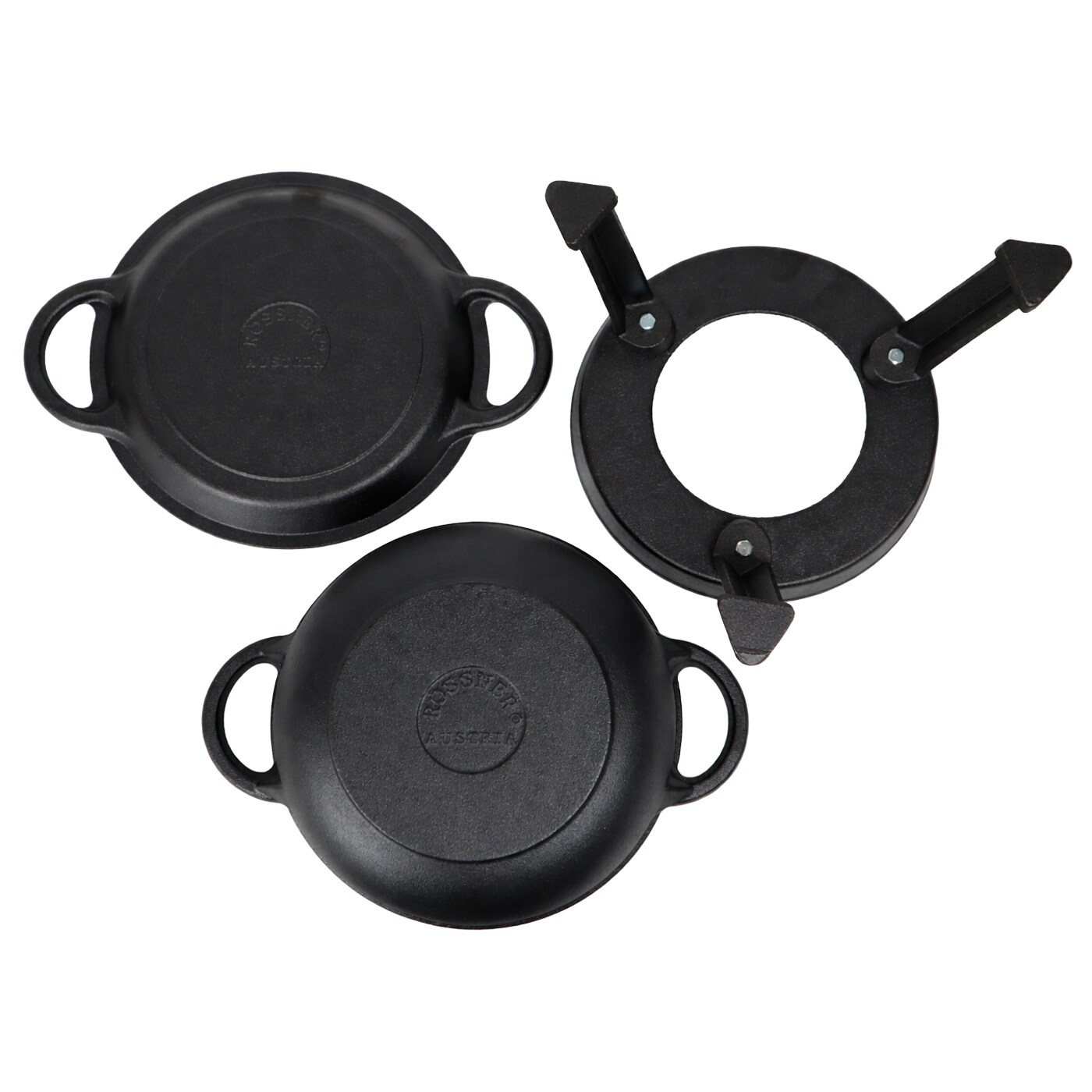 Rossner 3in1 iron enamelled cauldron 10 l