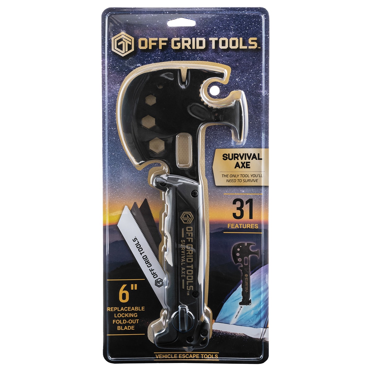 Off Grid Tools Survival Axe