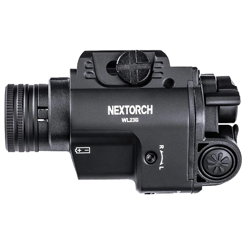 Nextorch WL23R Weapon flashlight with laser sight - 1300 lumens, Red Laser
