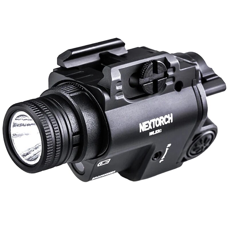 Nextorch WL23R Weapon flashlight with laser sight - 1300 lumens, Red Laser