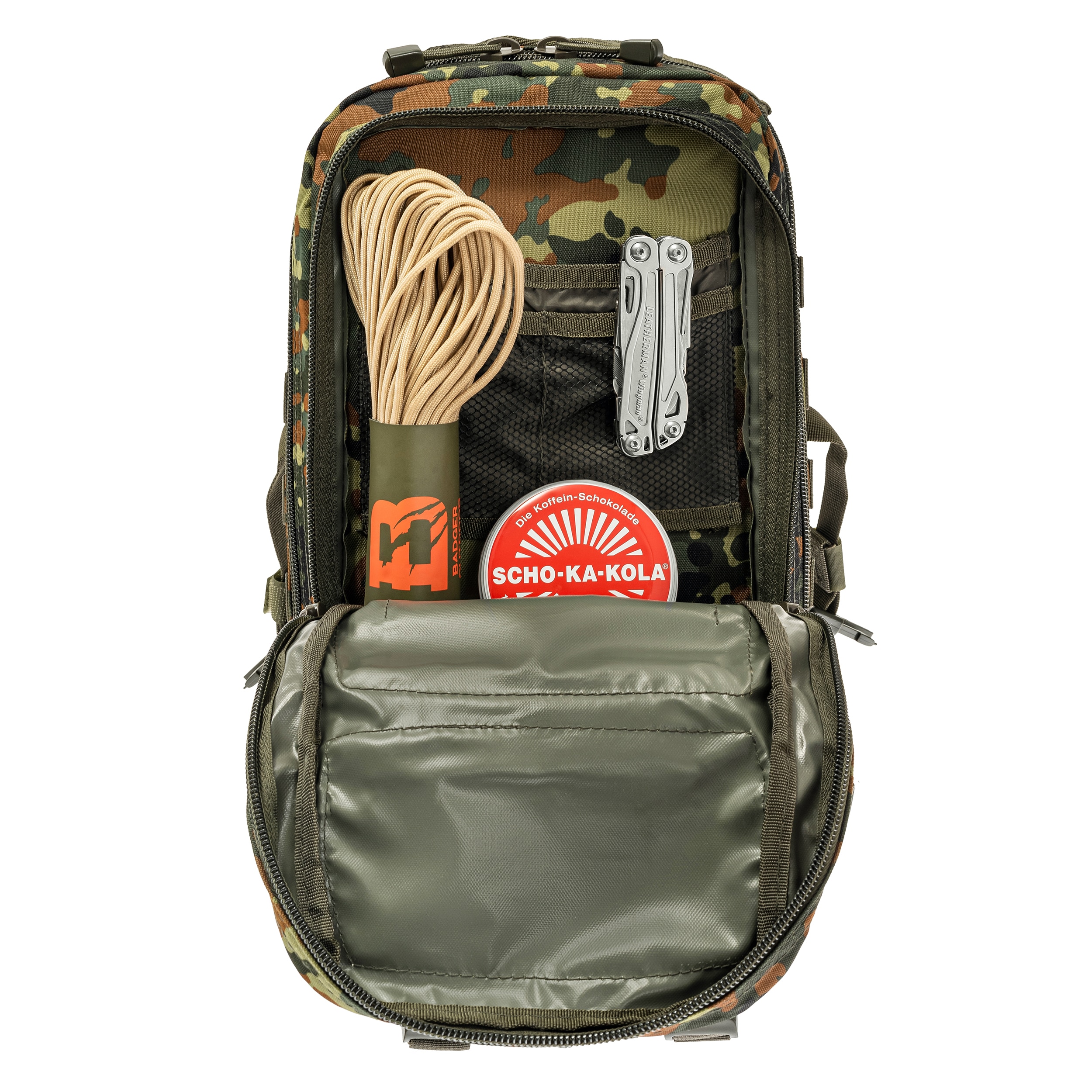 Mil-Tec Small Assault Pack Backpack 20 l - Flecktarn
