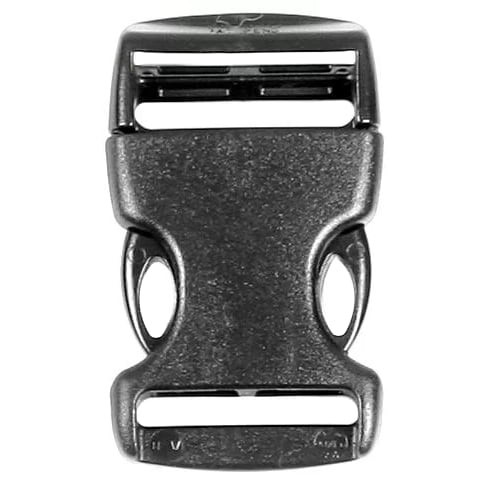 Wisport buckle snap 25 mm 5 pcs. - Black