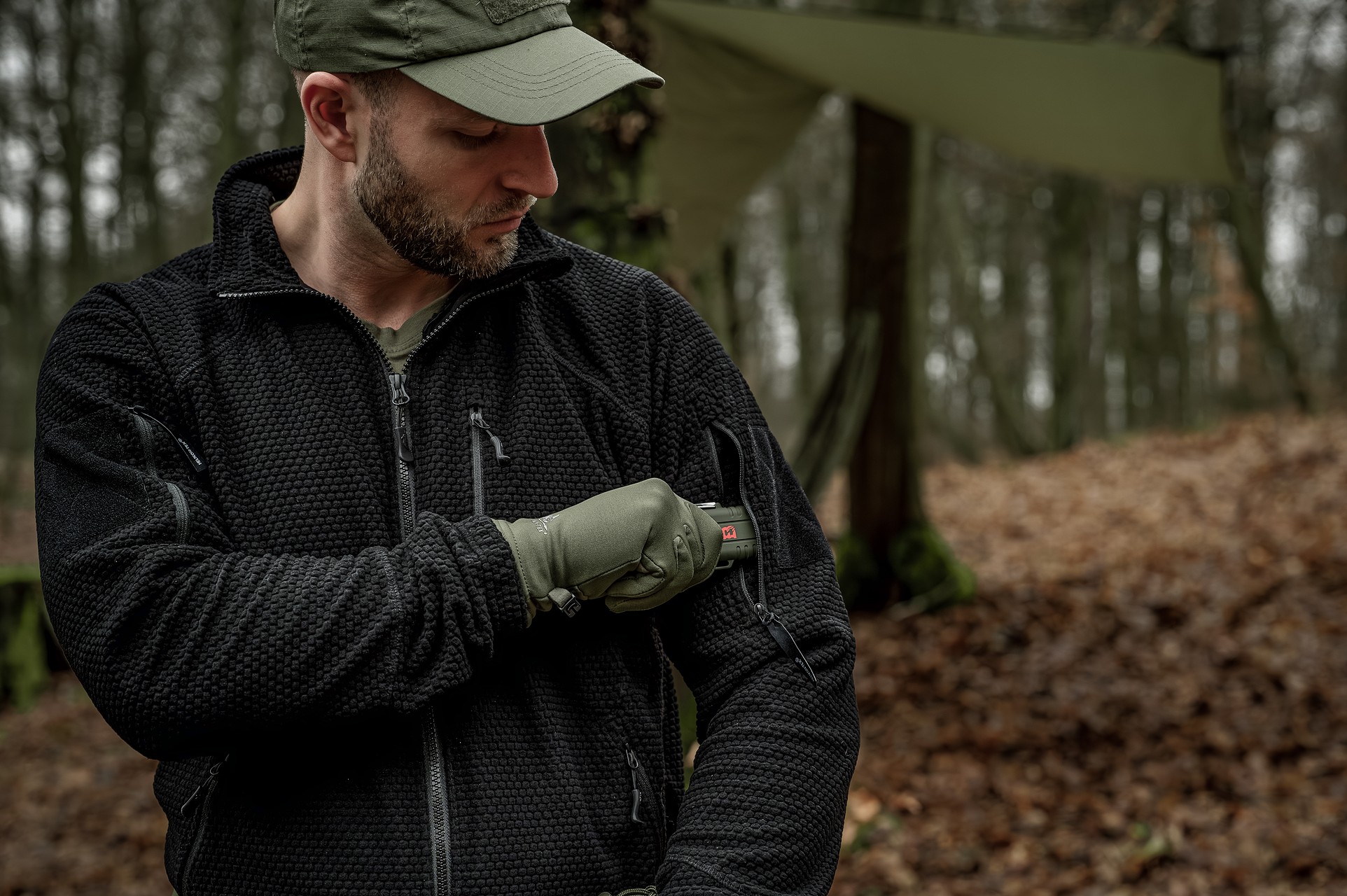Helikon Alpha Tactical Fleece - Black